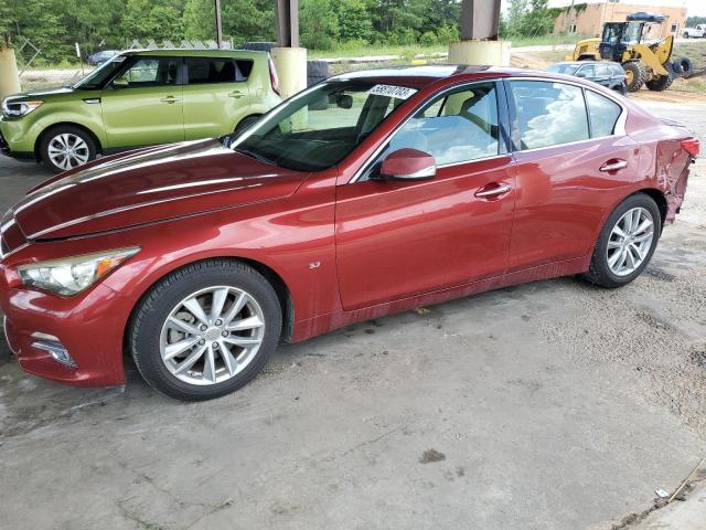 INFINITI Q50 BASE 2014 with VIN JN1BV7AP1EM687510 - Photo from auction