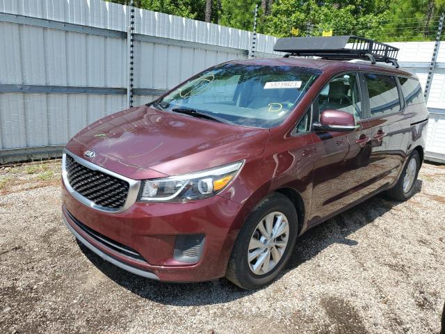 KIA SEDONA LX 2016 with VIN KNDMB5C19G6112056 - Photo from auction