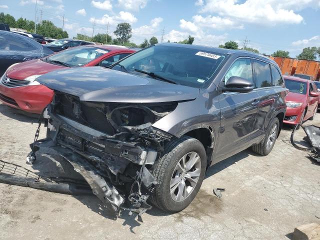 TOYOTA HIGHLANDER 2014 with VIN 5TDJKRFH2ES034302 - Photo from auction