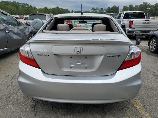 Photo 6 from auction – 2012 HONDA CIVIC HYBR with VIN JHMFB4F27CS000802