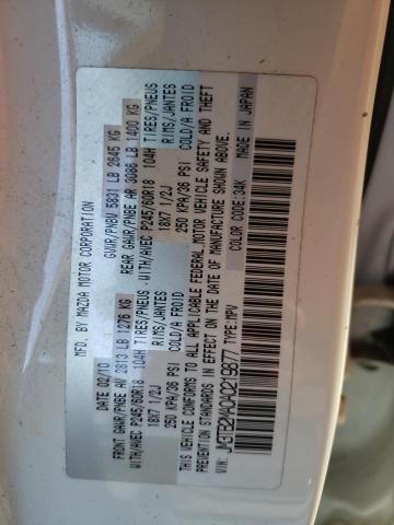Photo 14 from auction – 2010 MAZDA CX-9 with VIN JM3TB2MA0A0219877