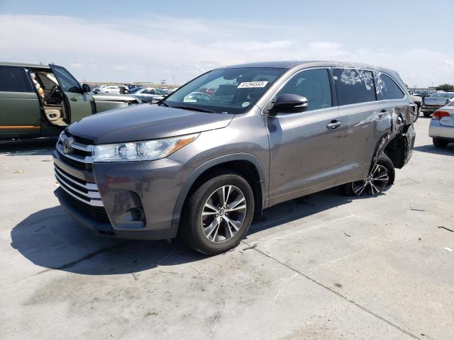 TOYOTA HIGHLANDER 2018 with VIN 5TDZARFH1JS034226 - Photo from auction