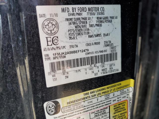Photo 14 from auction – 2011 FORD EXPEDITION with VIN 1FMJK2A58BEF12479