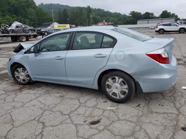 Photo 2 from auction – 2012 HONDA CIVIC HYBR with VIN JHMFB4F25CS003102