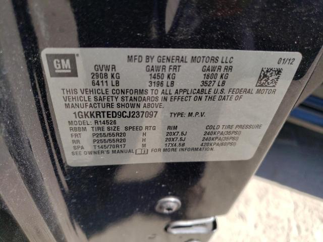Photo 14 from auction – 2012 GMC ACADIA DEN with VIN 1GKKRTED9CJ237097