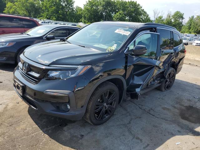 HONDA PILOT SE 2021 with VIN 5FNYF6H24MB027915 - Photo from auction