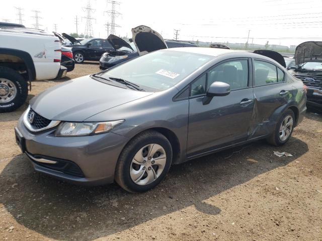 HONDA CIVIC LX 2013 with VIN 19XFB2F57DE078954 - Photo from auction
