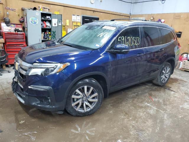 HONDA PILOT EXL 2019 with VIN 5FNYF5H51KB032233 - Photo from auction
