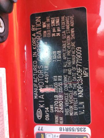 Photo 14 from auction – 2015 KIA SPORTAGE E with VIN KNDPC3AC6F7719009