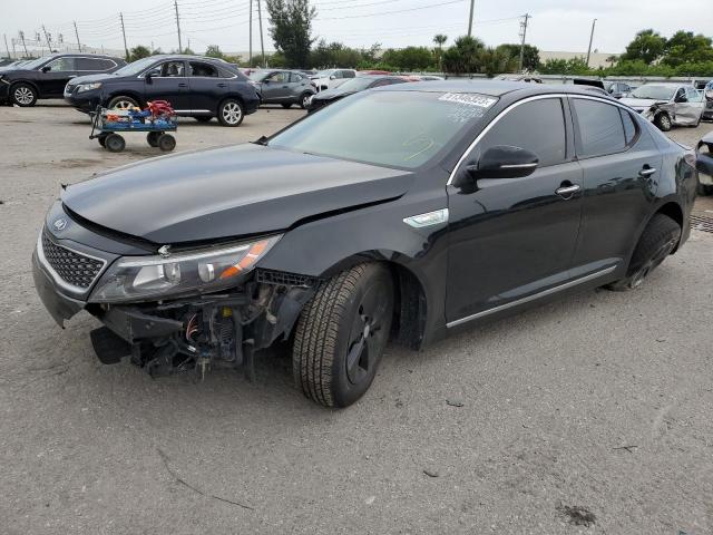 KIA OPTIMA HYB 2015 with VIN KNAGM4AD1F5085483 - Photo from auction