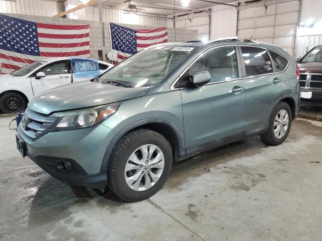 HONDA CR-V EXL 2012 with VIN 2HKRM4H76CH614465 - Photo from auction