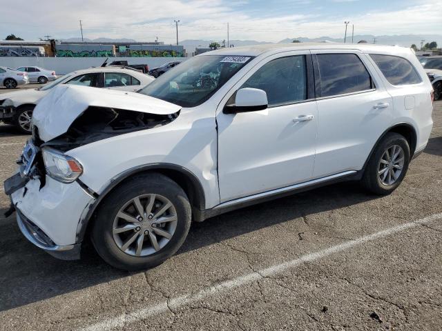 DODGE DURANGO SX 2018 with VIN 1C4RDHAG3JC362202 - Photo from auction