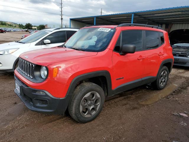 JEEP RENEGADE S 2017 with VIN ZACCJBAB6HPE76037 - Photo from auction
