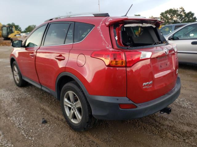 Photo 2 from auction – 2015 TOYOTA RAV4 XLE with VIN JTMRFREV8FD119642