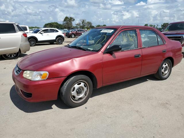 TOYOTA COROLLA CE 2002 with VIN 1NXBR12E72Z655051 - Photo from auction