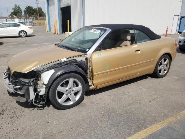 AUDI A4 1.8 CAB 2004 with VIN WAUAC48H24K004510 - Photo from auction