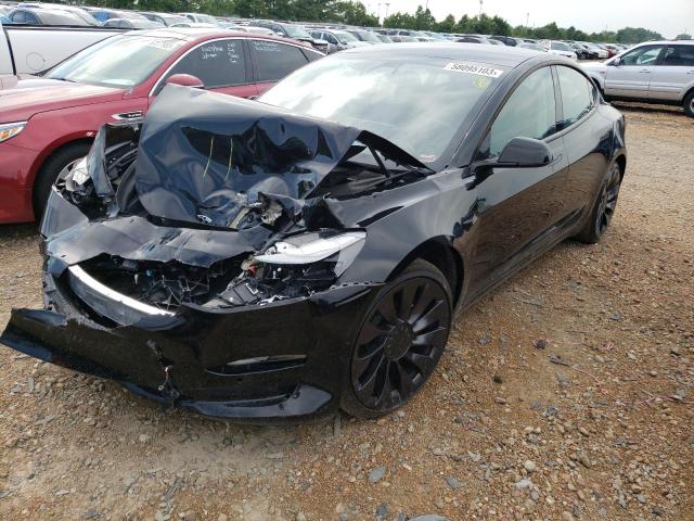 TESLA MODEL 3 2021 with VIN 5YJ3E1EC3MF913639 - Photo from auction