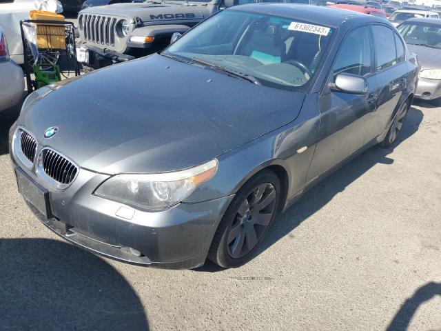 BMW 530 I 2007 with VIN WBANE73557CM44455 - Photo from auction