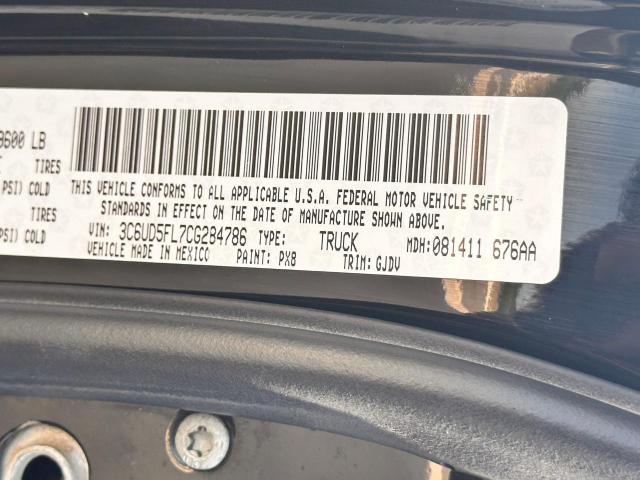 Photo 10 from auction – 2012 DODGE RAM 2500 L with VIN 3C6UD5FL7CG284786