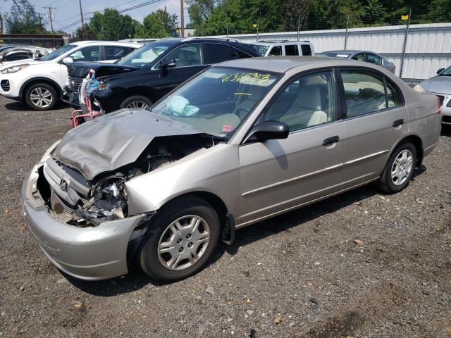 HONDA CIVIC LX 2001 with VIN 2HGES16581H506814 - Photo from auction