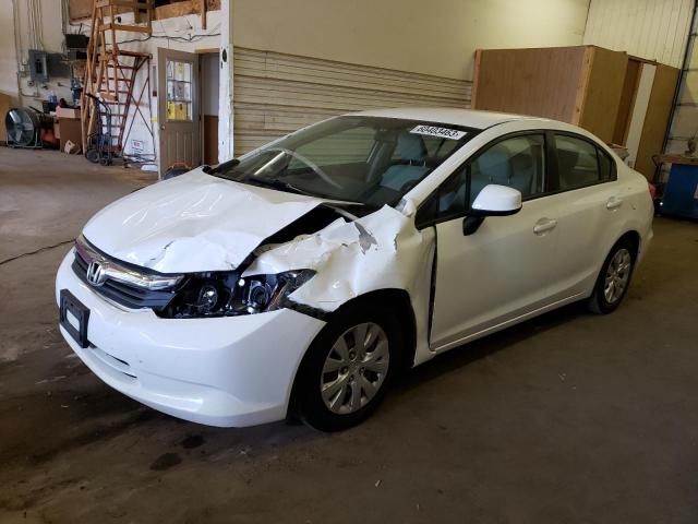 HONDA CIVIC LX 2012 with VIN 19XFB2F59CE068201 - Photo from auction
