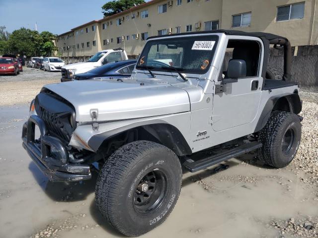 JEEP WRANGLER X 2006 with VIN 1J4FA39S16P708281 - Photo from auction