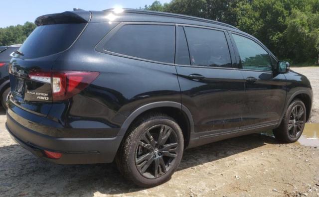 Photo 3 from auction – 2022 HONDA PILOT BLAC with VIN 5FNYF6H70NB032140