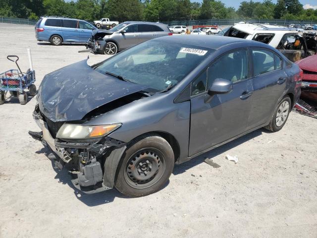 HONDA CIVIC LX 2012 with VIN 19XFB2F59CE099075 - Photo from auction