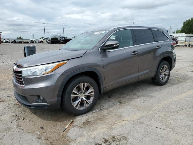 TOYOTA HIGHLANDER 2015 with VIN 5TDKKRFH4FS049504 - Photo from auction