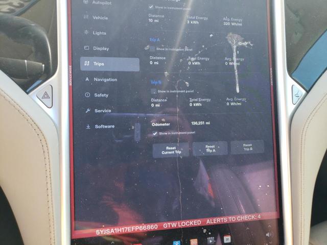 Photo 9 from auction – 2014 TESLA MODEL S with VIN 5YJSA1H17EFP66860