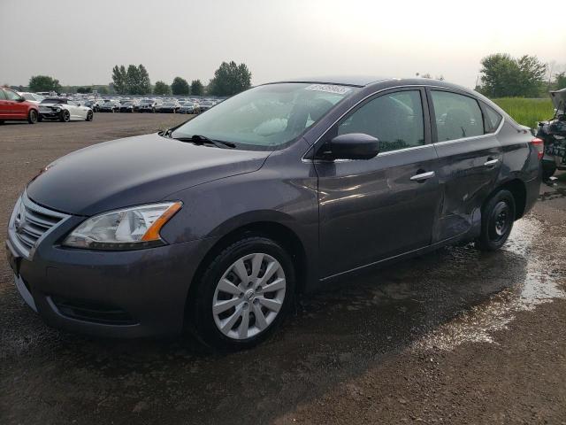 NISSAN SENTRA S 2014 with VIN 3N1AB7AP3EL641563 - Photo from auction