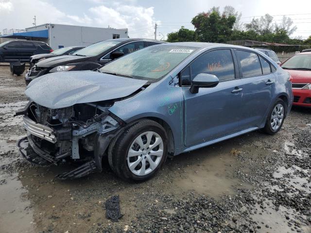 TOYOTA COROLLA LE 2022 with VIN 5YFEPMAE3NP372335 - Photo from auction