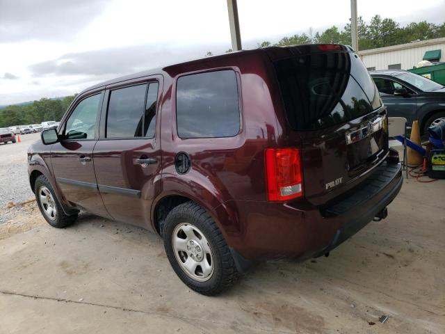 Photo 2 from auction – 2010 HONDA PILOT LX with VIN 5FNYF3H21AB020432
