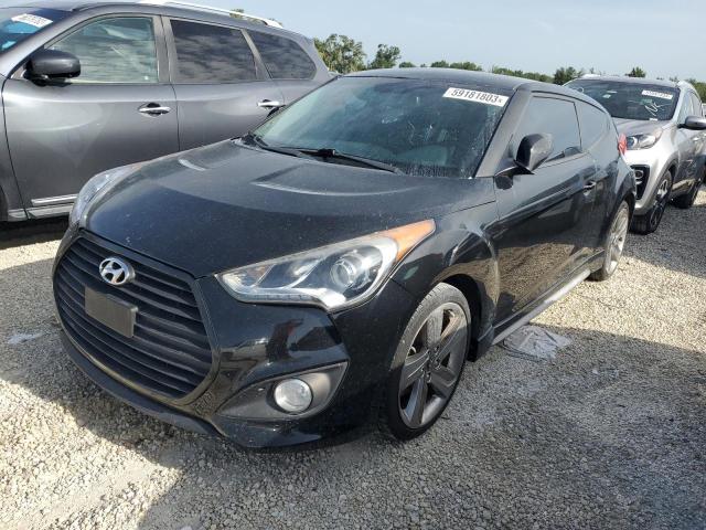 HYUNDAI VELOSTER T 2013 with VIN KMHTC6AEXDU134428 - Photo from auction