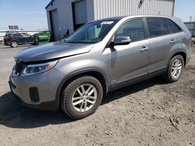 KIA SORENTO LX 2014 with VIN 5XYKTCA6XEG511592 - Photo from auction