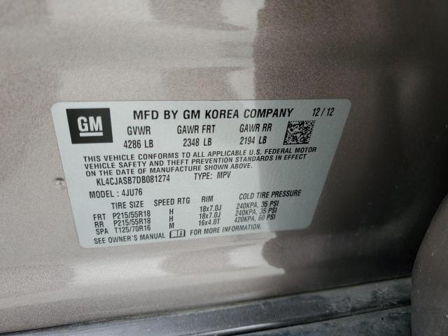 Photo 14 from auction – 2013 BUICK ENCORE with VIN KL4CJASB7DB081274
