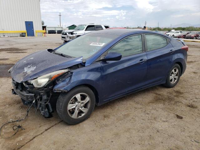 HYUNDAI ELANTRA SE 2015 with VIN 5NPDH4AEXFH588352 - Photo from auction