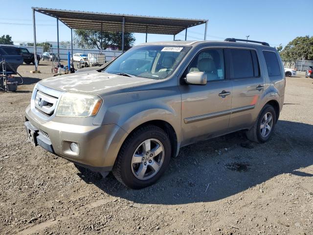 HONDA PILOT EXL 2009 with VIN 5FNYF38609B027175 - Photo from auction