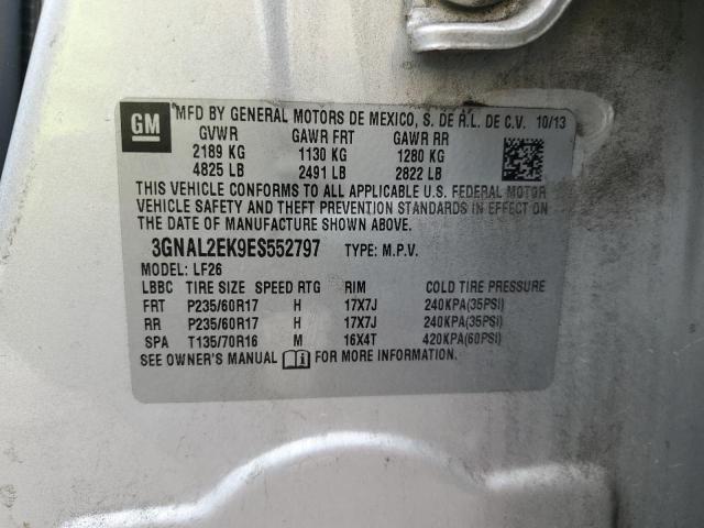 Photo 14 from auction – 2014 CHEVROLET CAPTIVA LS with VIN 3GNAL2EK9ES552797