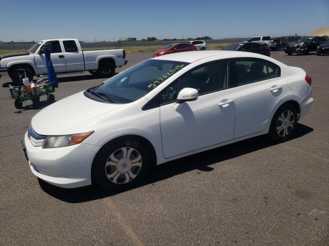 HONDA CIVIC HYBR 2012 with VIN JHMFB4F29CS008545 - Photo from auction