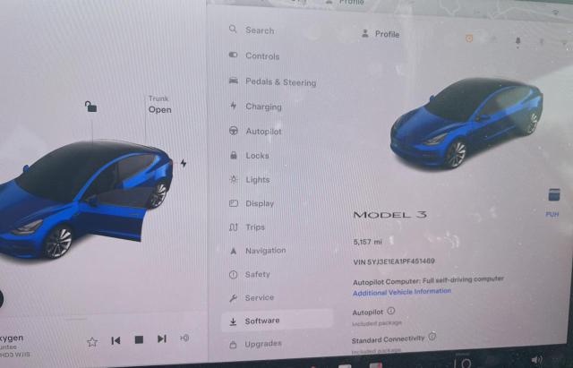 Photo 8 from auction – 2023 TESLA MODEL 3 with VIN 5YJ3E1EA1PF451469