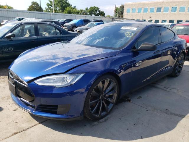 TESLA MODEL S 2015 with VIN 5YJSA1E26FF111927 - Photo from auction