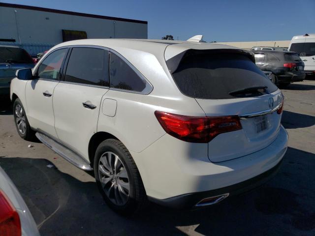 Photo 2 from auction – 2014 ACURA MDX TECHNO with VIN 5FRYD4H42EB004886