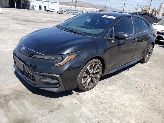 TOYOTA COROLLA SE 2021 with VIN 5YFS4MCE9MP067963 - Photo from auction