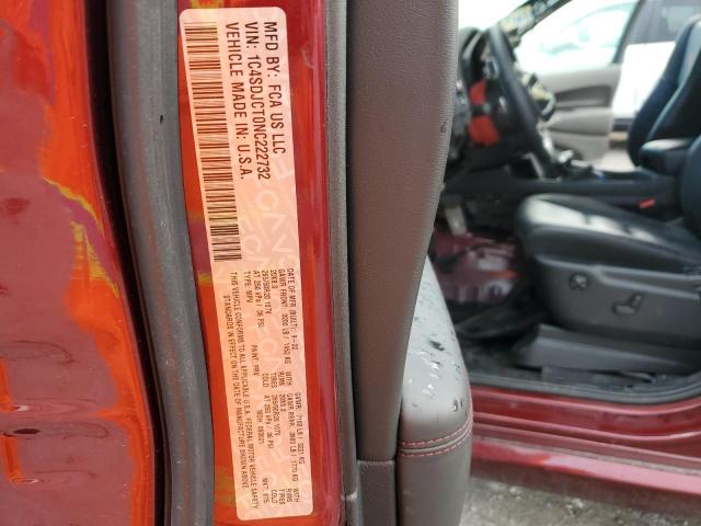 Photo 14 from auction – 2022 DODGE DURANGO R/ with VIN 1C4SDJCT0NC222732