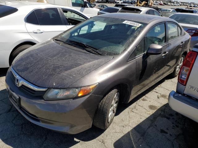 HONDA CIVIC LX 2012 с VIN 19XFB2F57CE324738 - Снимка от търг