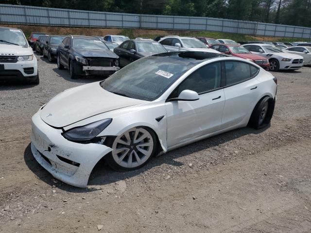TESLA MODEL 3 2022 with VIN 5YJ3E1EA0NF337136 - Photo from auction