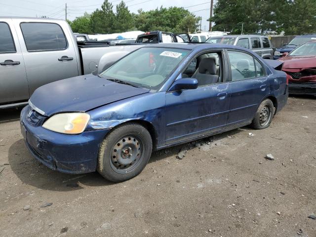 HONDA CIVIC EX 2003 with VIN 2HGES26723H596536 - Photo from auction