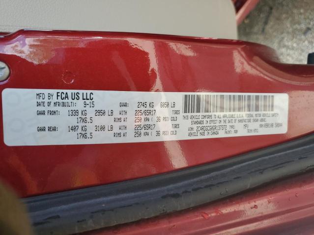Photo 14 from auction – 2016 DODGE GRAND CARA with VIN 2C4RDGCG0GR137372