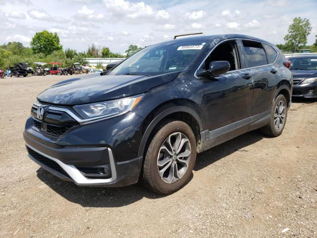 HONDA CR-V EX 2021 with VIN 5J6RW2H55ML017120 - Photo from auction